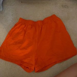 orange soffe shorts
